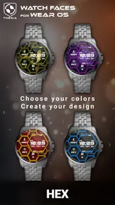 Hex Watch Face android App screenshot 11