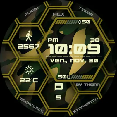 Hex Watch Face android App screenshot 2