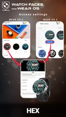 Hex Watch Face android App screenshot 6