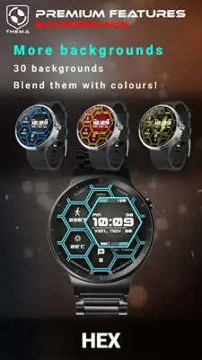 Hex Watch Face android App screenshot 7